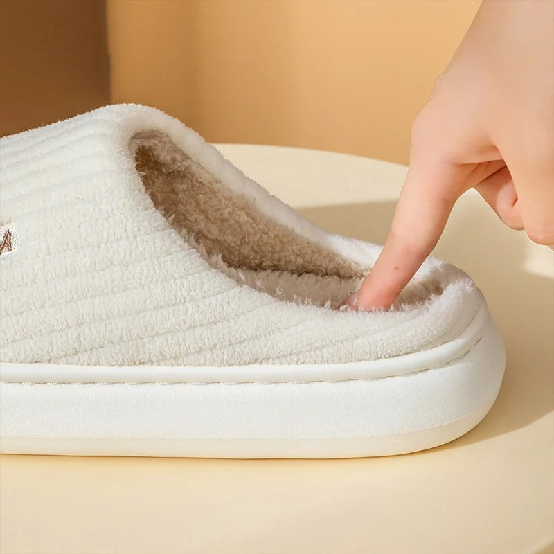 Muistivaahto Pörröinen Plush Tossut