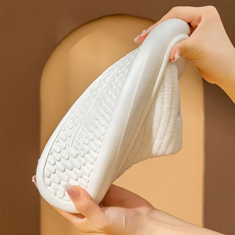 Muistivaahto Pörröinen Plush Tossut