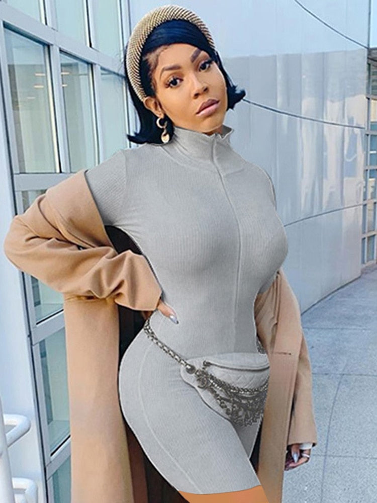 Naisten Bodycon Jumpsuit Tyylikäs Polyesteri