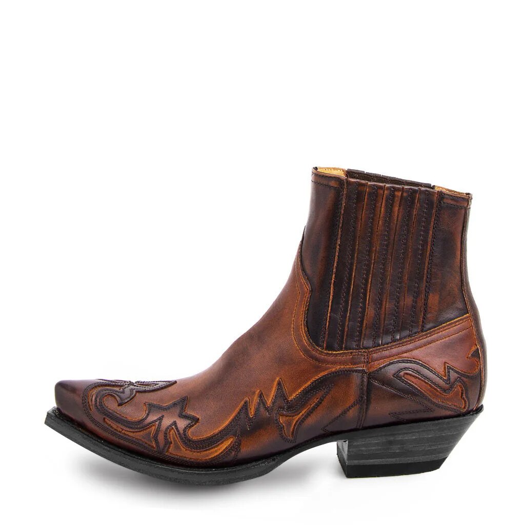 Naisten Cowboysaappaat Keinonahkaa Lännen Tyylillä
