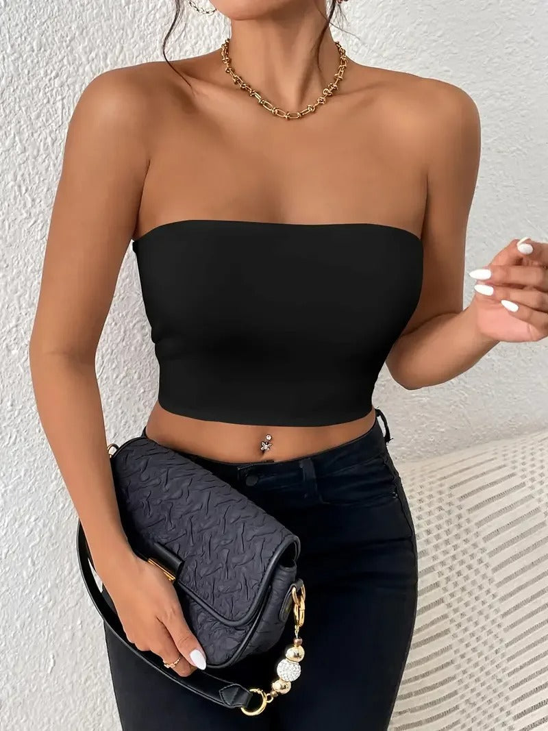 Naisten Crop Tube Top