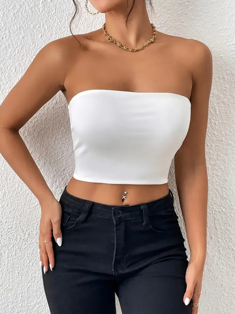Naisten Crop Tube Top