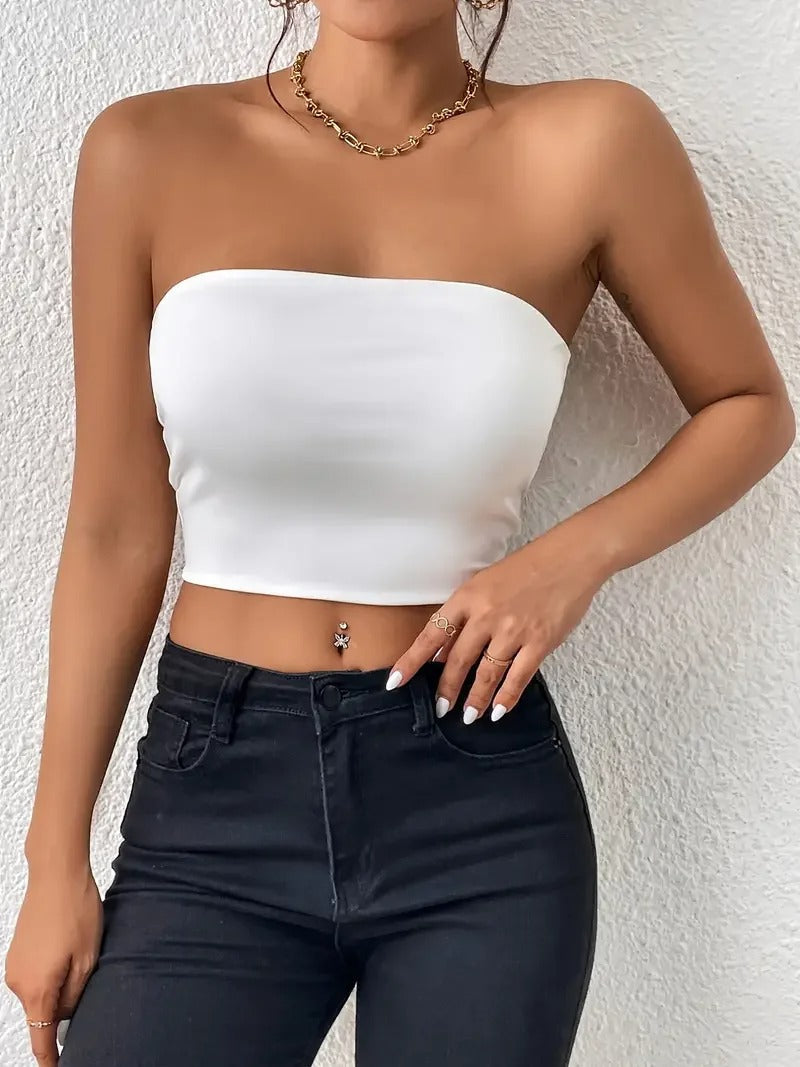 Naisten Crop Tube Top