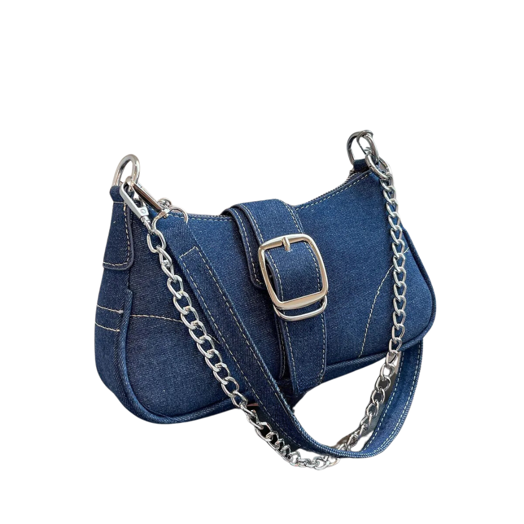 Naisten Denim Crossbody laukku