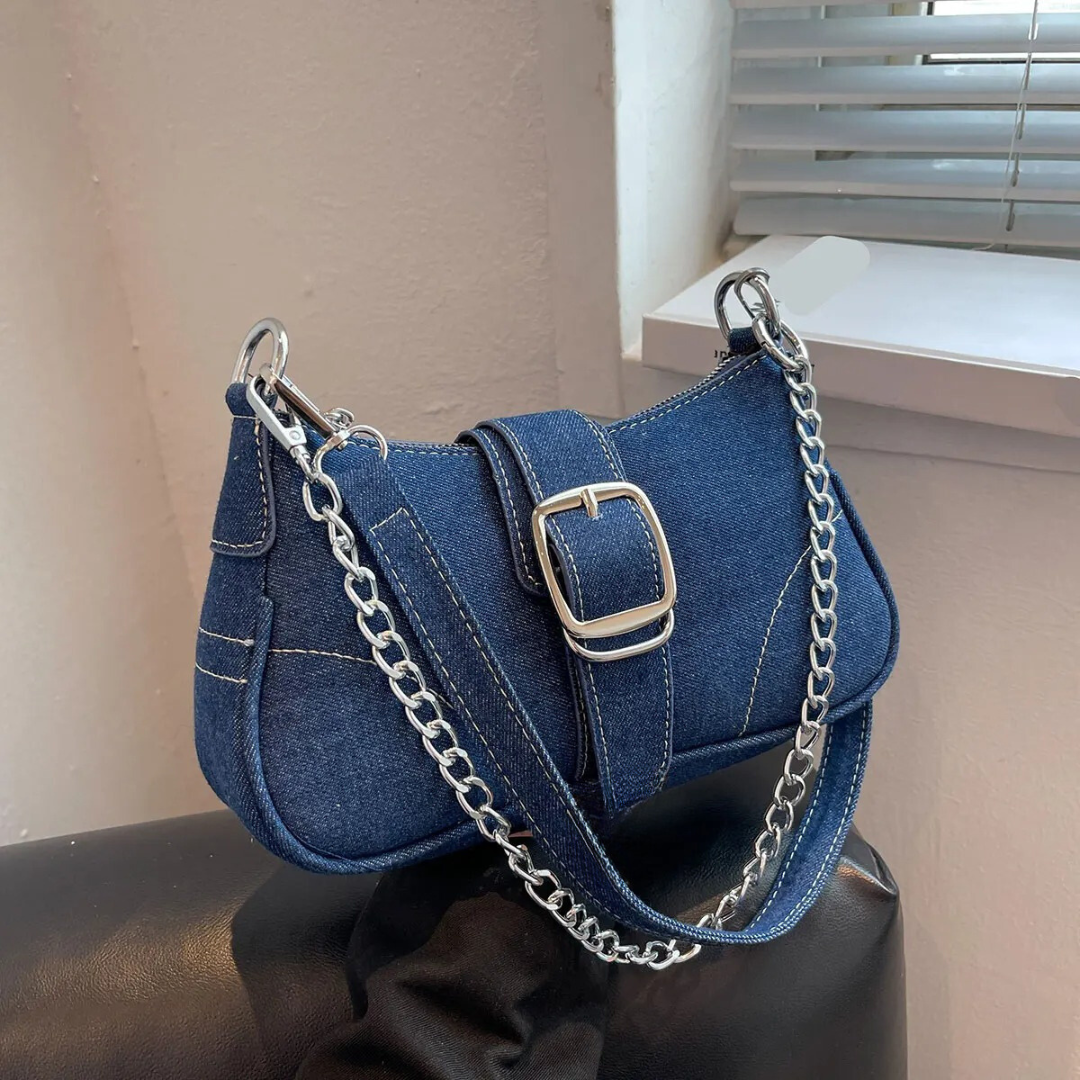 Naisten Denim Crossbody laukku
