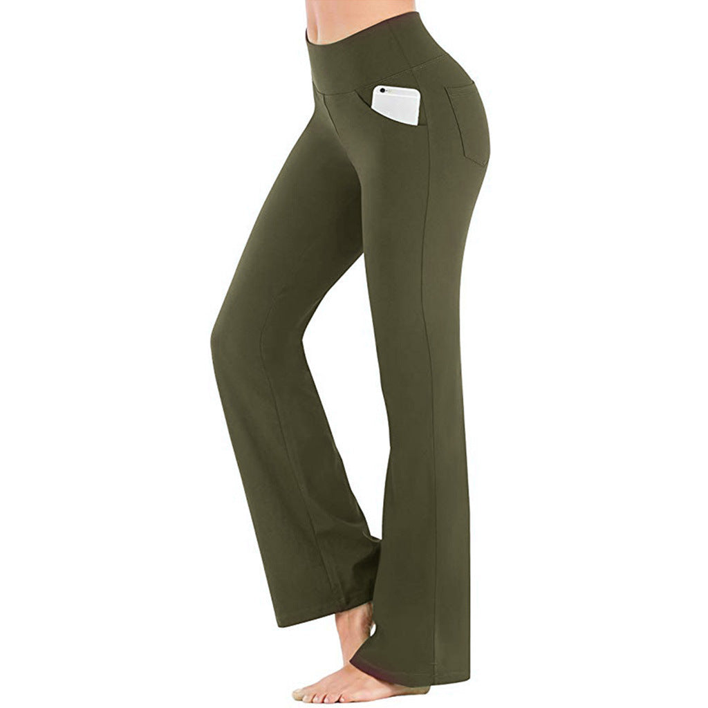Naisten Flare Bootcut Joogahousut