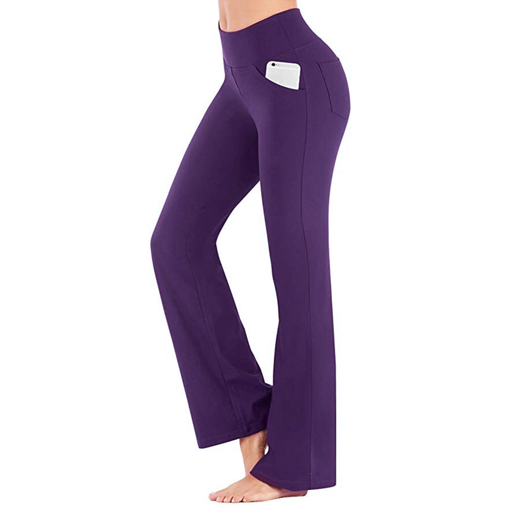 Naisten Flare Bootcut Joogahousut