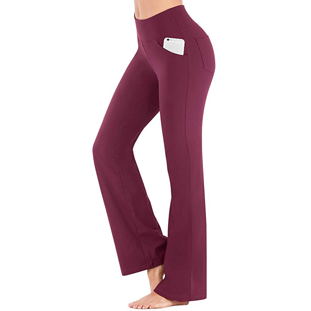Naisten Flare Bootcut Joogahousut