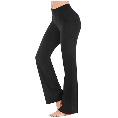 Naisten Flare Bootcut Joogahousut