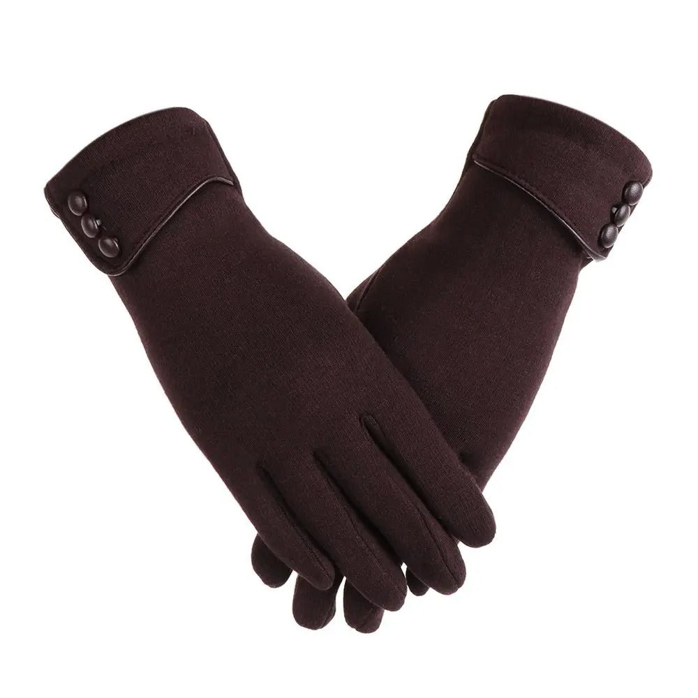 Naisten Fleece Vuorattu Thermal Käsineet
