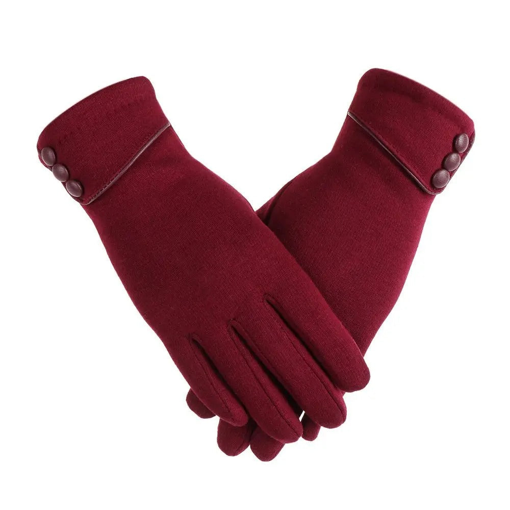 Naisten Fleece Vuorattu Thermal Käsineet