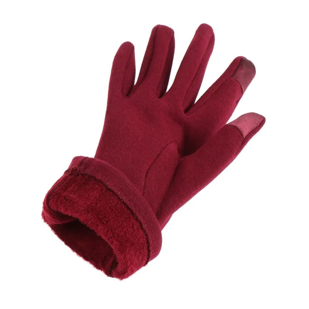 Naisten Fleece Vuorattu Thermal Käsineet
