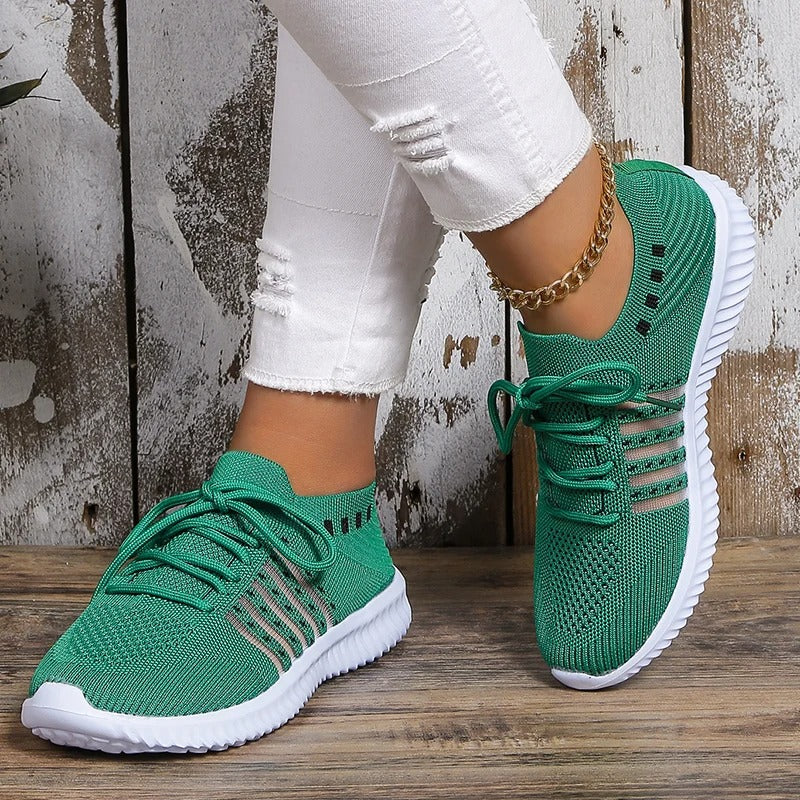 Naisten Hengittävä Neulottu Sneakers