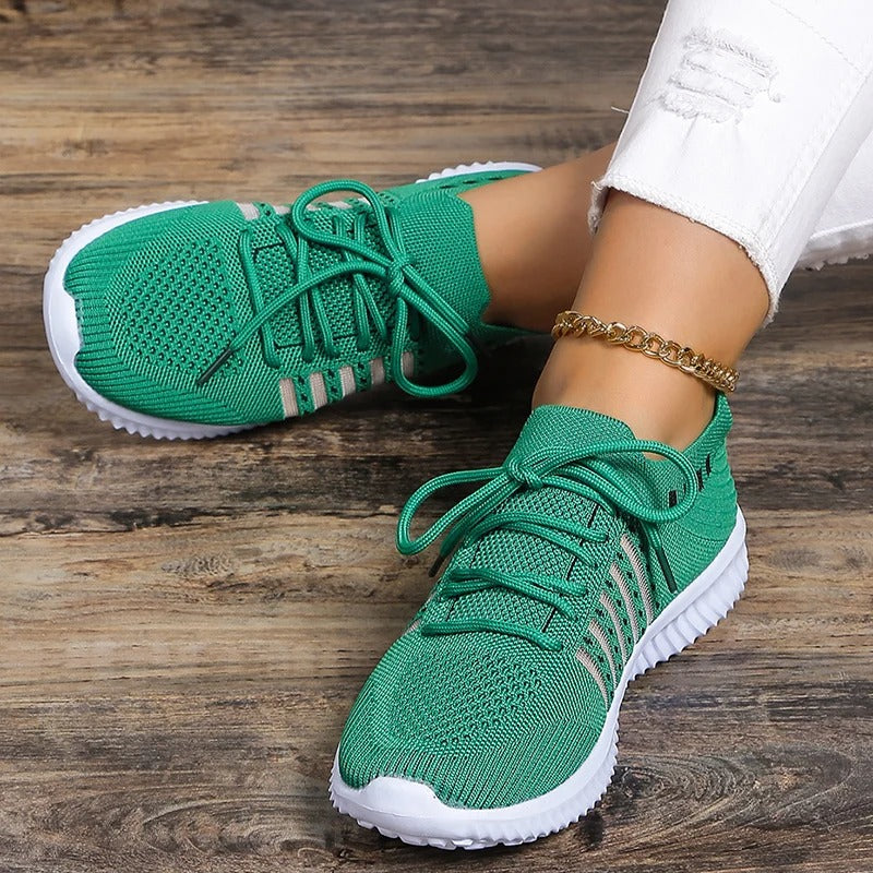 Naisten Hengittävä Neulottu Sneakers