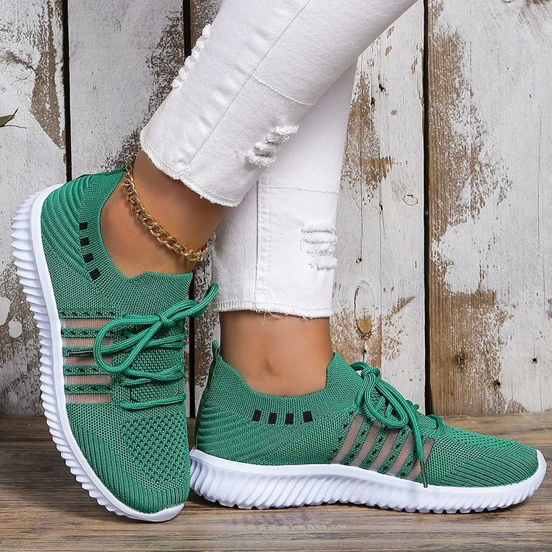 Naisten Hengittävä Neulottu Sneakers