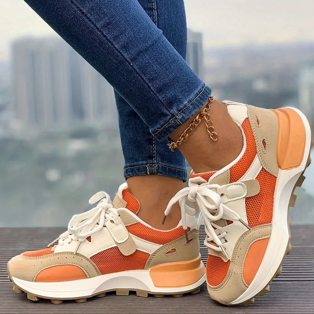 Naisten Hengittävä Värillinen Sneakers