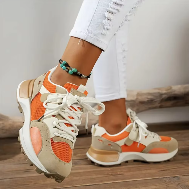 Naisten Hengittävä Värillinen Sneakers