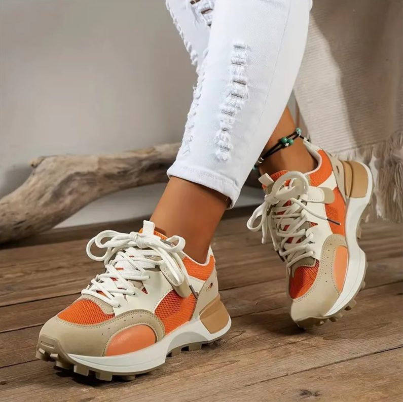 Naisten Hengittävä Värillinen Sneakers