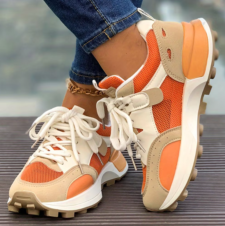 Naisten Hengittävä Värillinen Sneakers