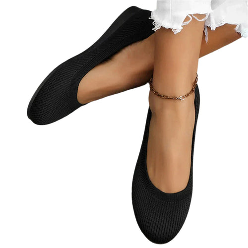 Naisten Hengittävät Ballerinat | Ei-liukuva Pohja | Verkkomateriaali | Kevyet Kumipohjakengät