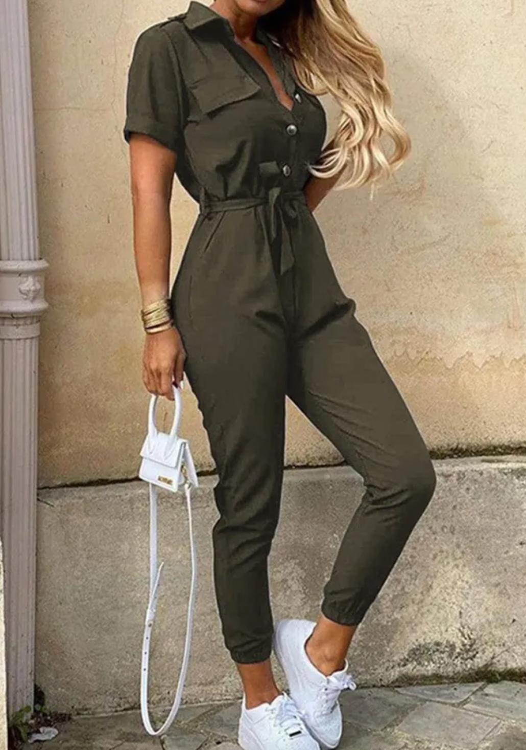 Naisten Jumpsuit Tyylikäs Korkealaatuinen Materiaali