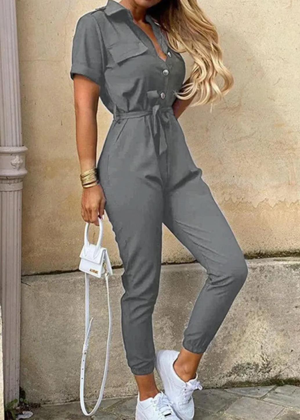 Naisten Jumpsuit Tyylikäs Korkealaatuinen Materiaali