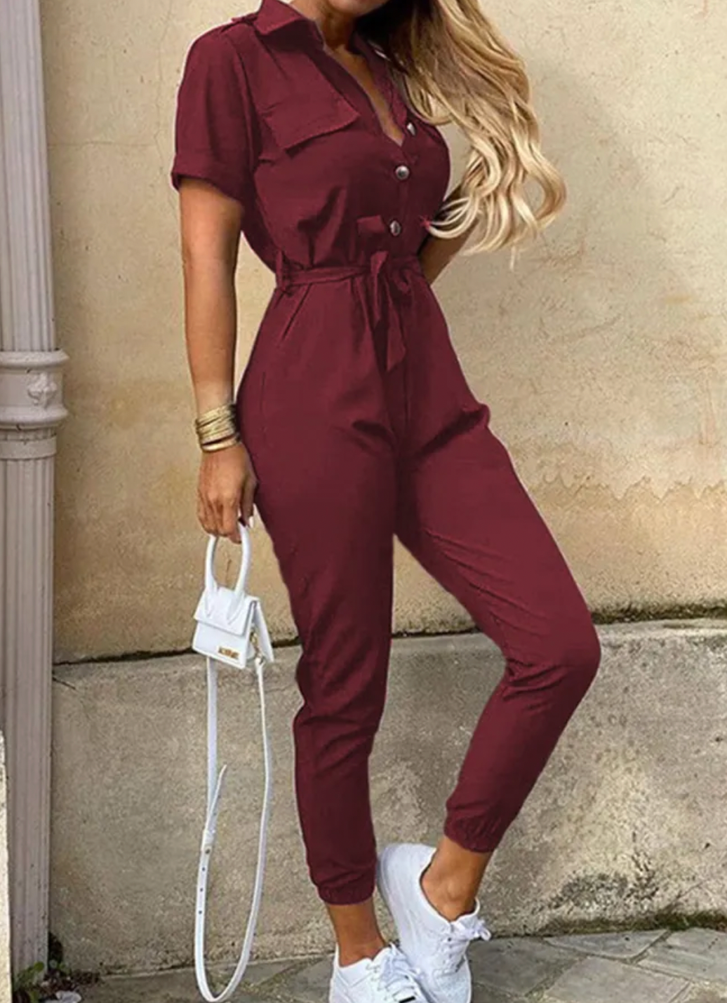 Naisten Jumpsuit Tyylikäs Korkealaatuinen Materiaali