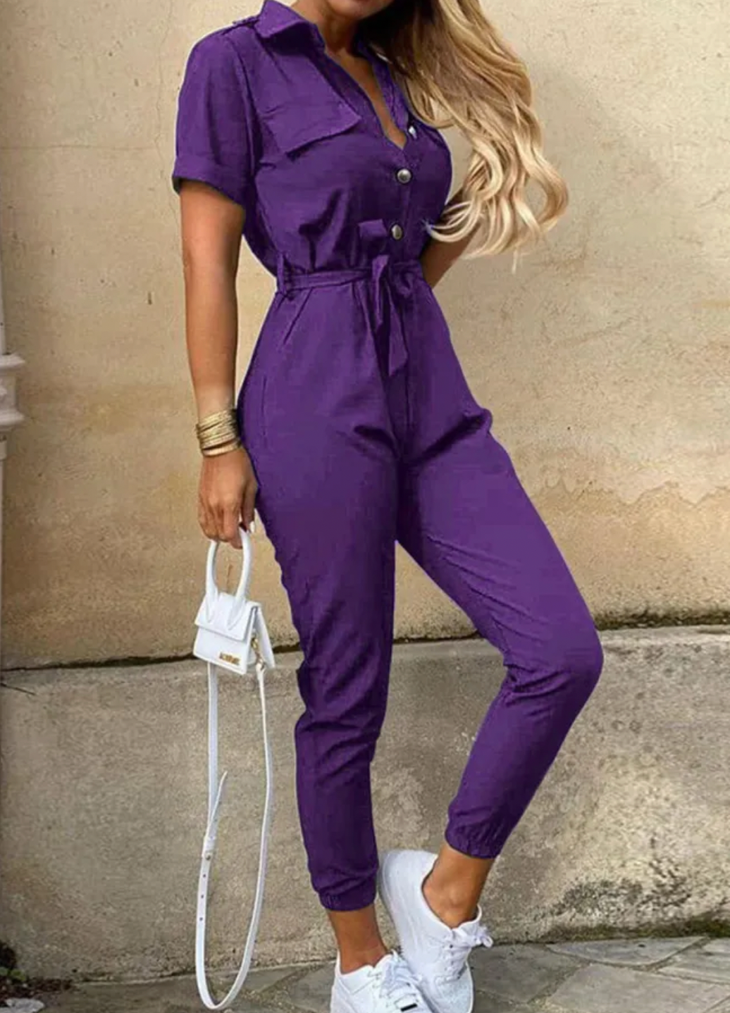 Naisten Jumpsuit Tyylikäs Korkealaatuinen Materiaali