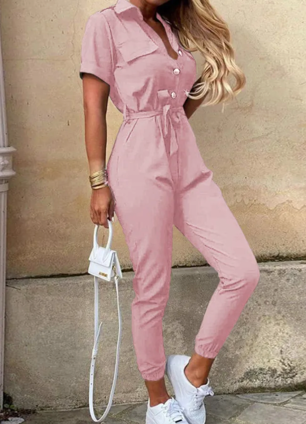 Naisten Jumpsuit Tyylikäs Korkealaatuinen Materiaali