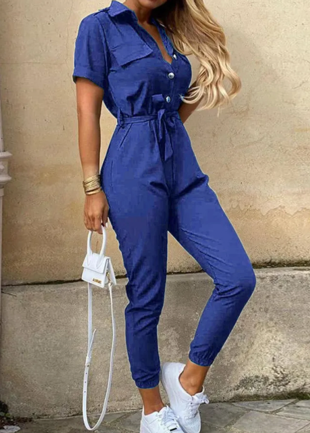 Naisten Jumpsuit Tyylikäs Korkealaatuinen Materiaali