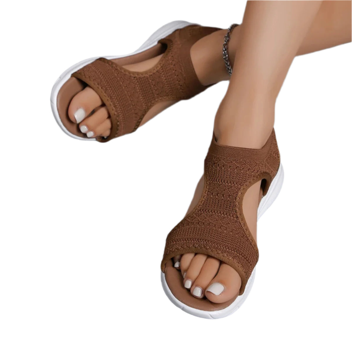 Naisten Mesh Platform kiila sandaalit