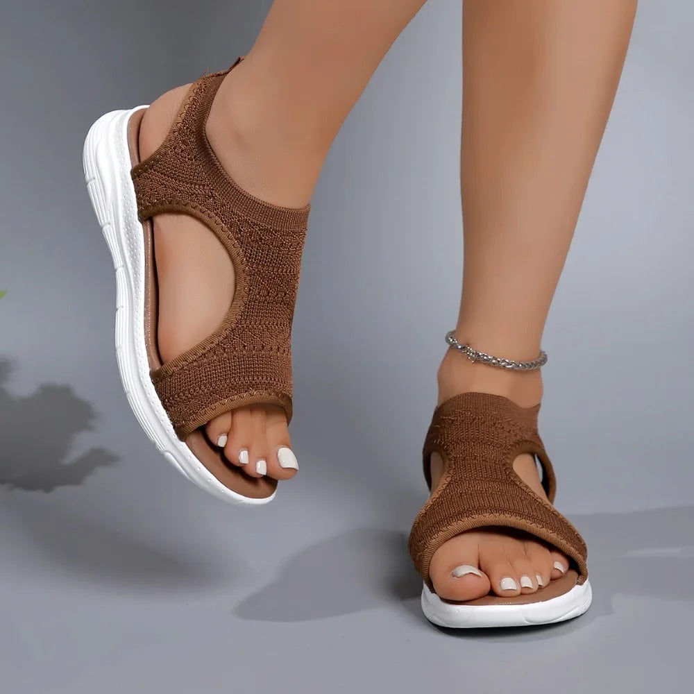 Naisten Mesh Platform kiila sandaalit