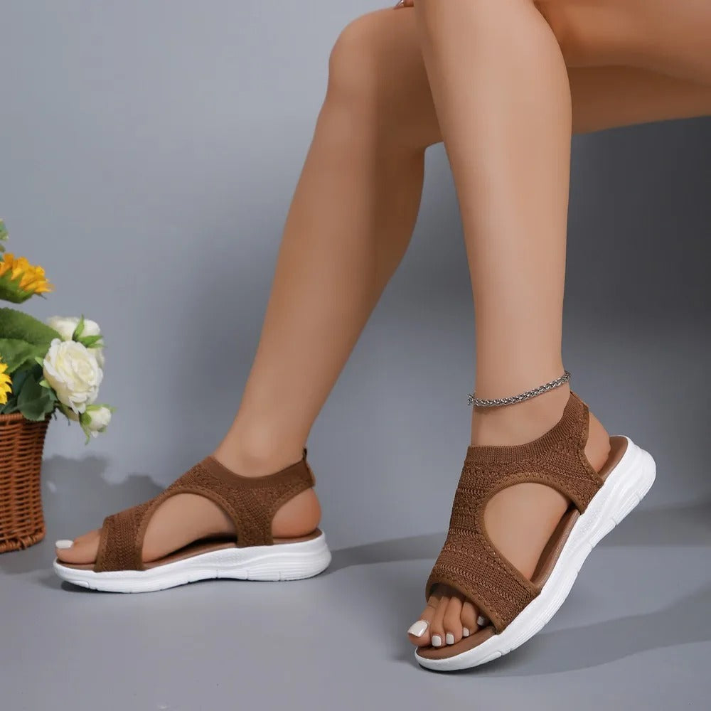Naisten Mesh Platform kiila sandaalit