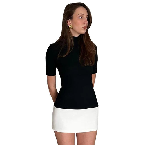 Naisten Patchwork Bodycon-mekko