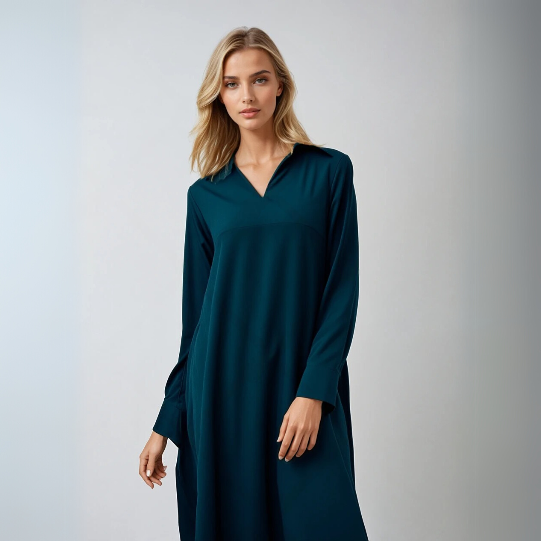 Naisten Pitkä Mekko Elegantti Siluetti