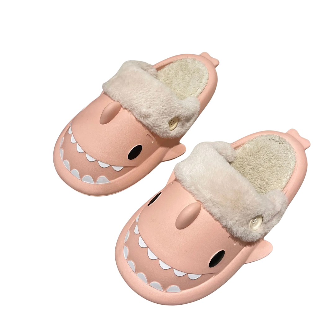 Naisten Shark Plush Cotton Tossut