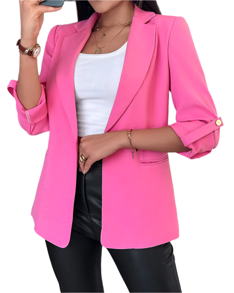 Naisten Slim Cardigan Blazer