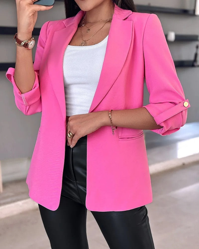 Naisten Slim Cardigan Blazer