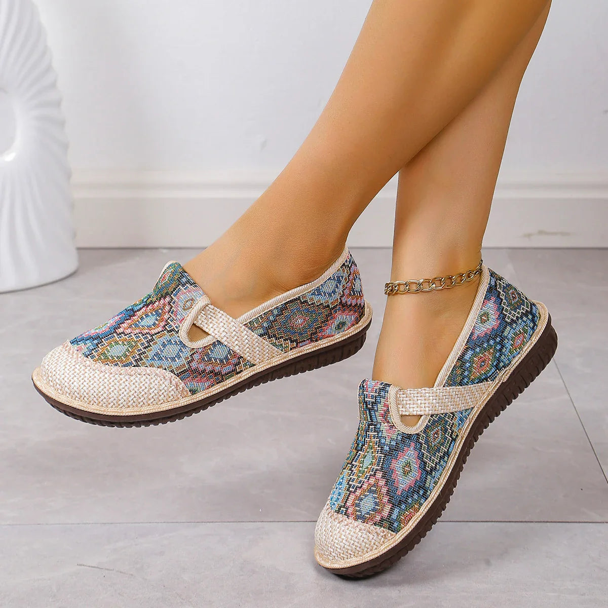 Naisten Slip-On Kengät Mukautuva Kangas