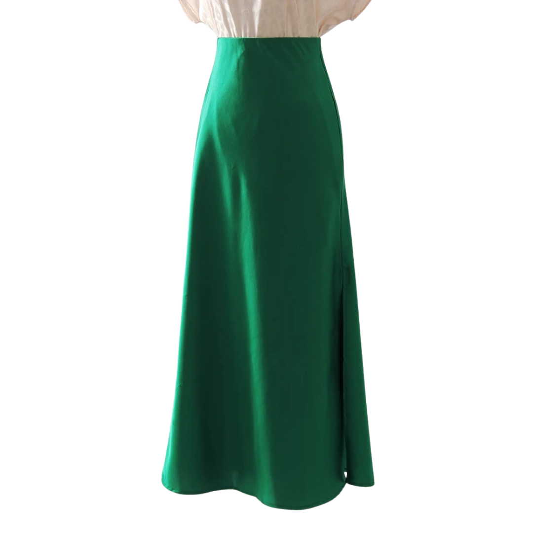 Naisten Split Satin hame