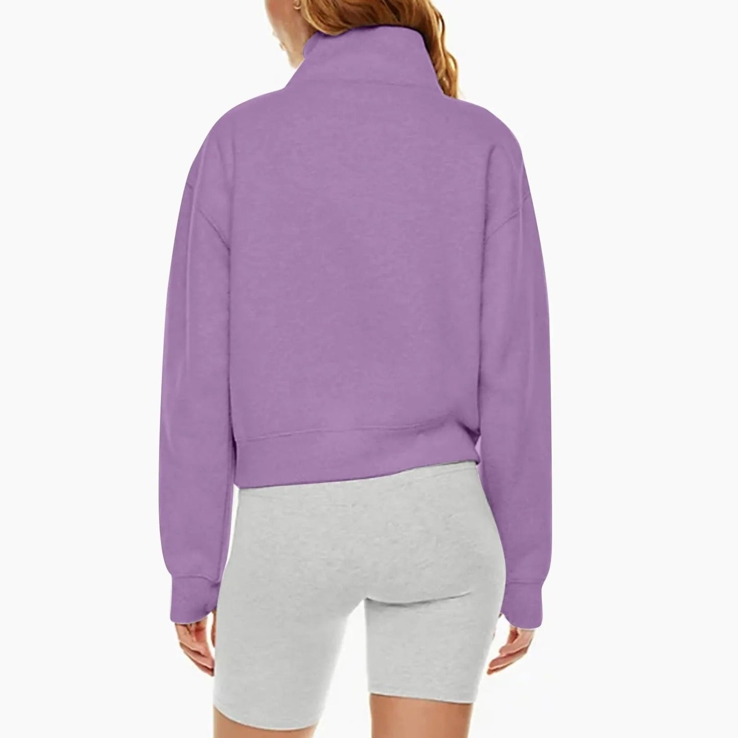 Naisten Stand Collar Fleece takki