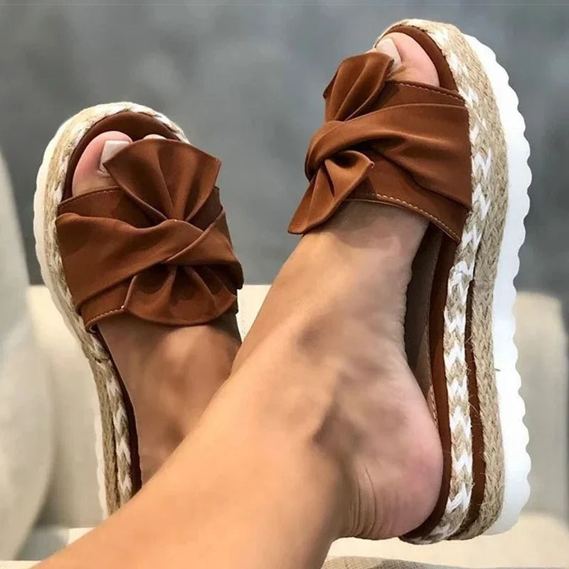 Naisten Wedge Platform Heel Sandaalit