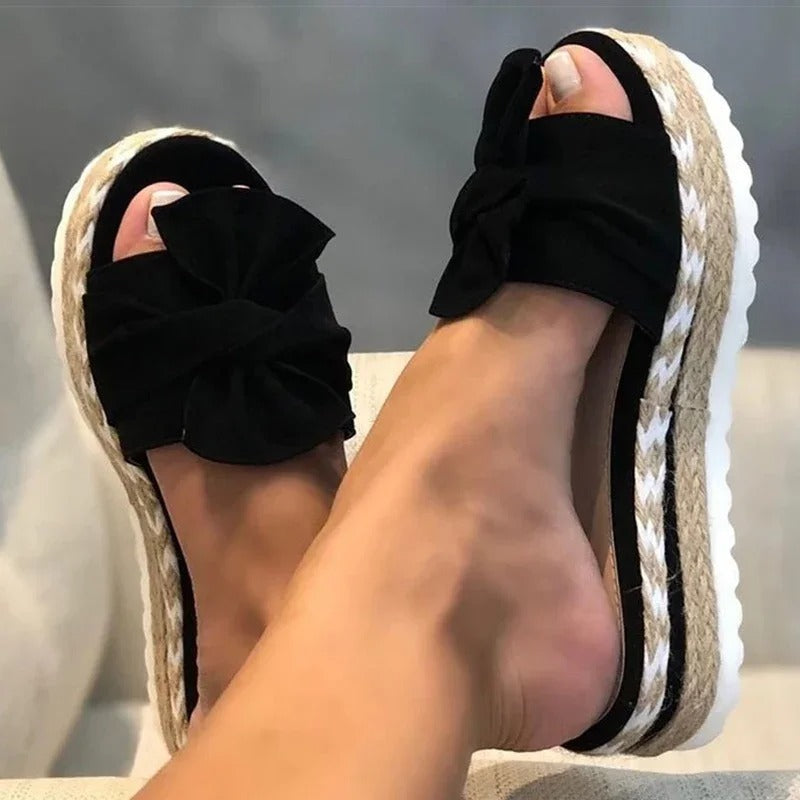 Naisten Wedge Platform Heel Sandaalit
