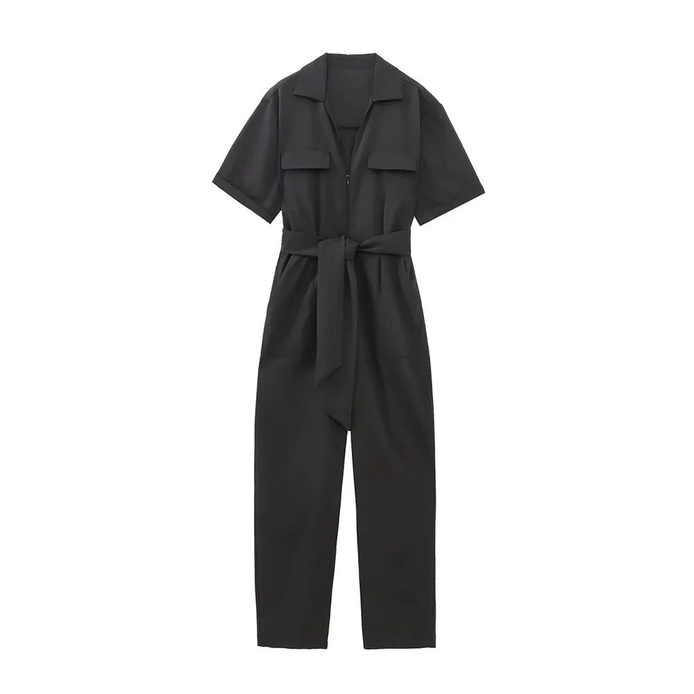 Naisten muoti lyhythihainen Jumpsuit