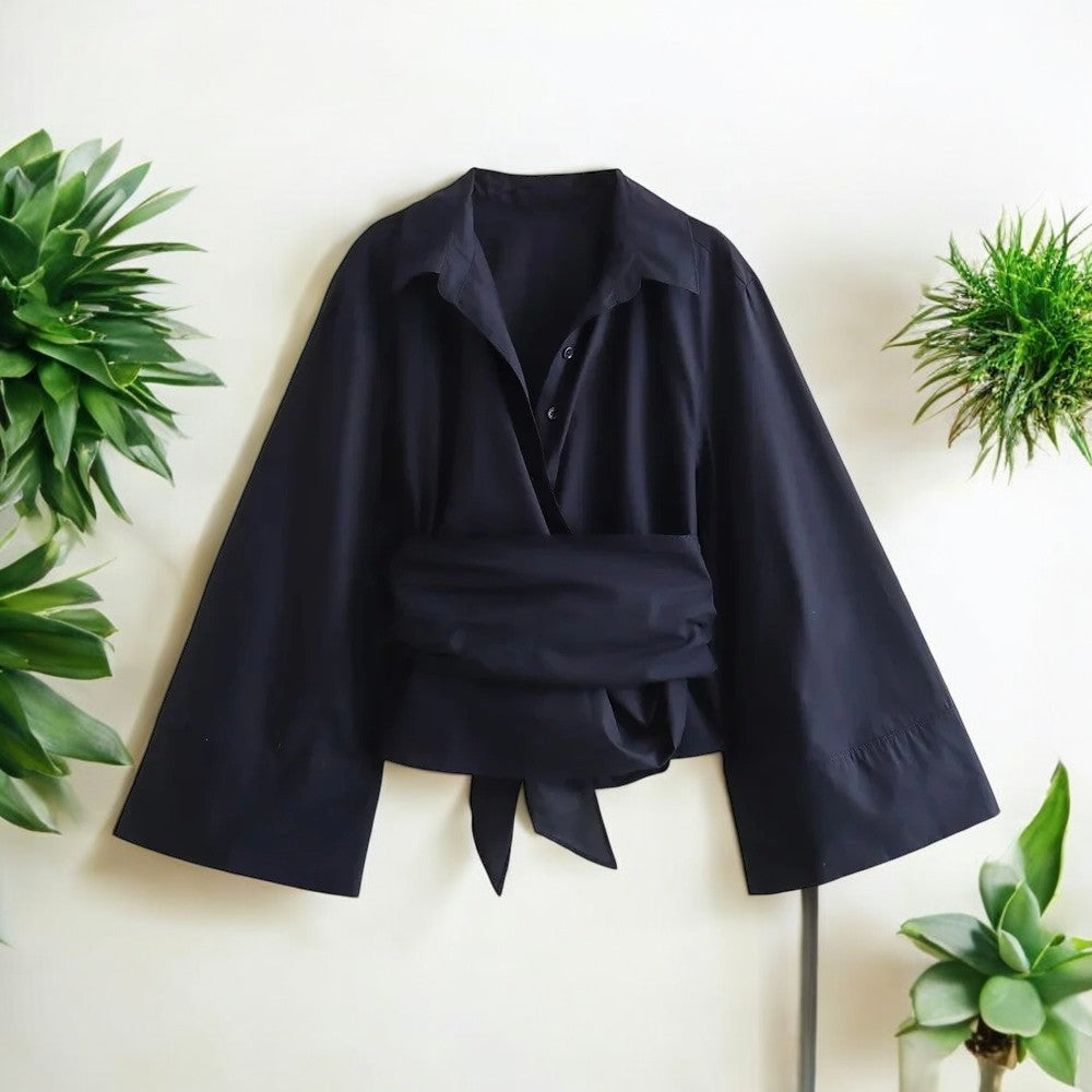 Naisten pitkähihainen Kimono pusero