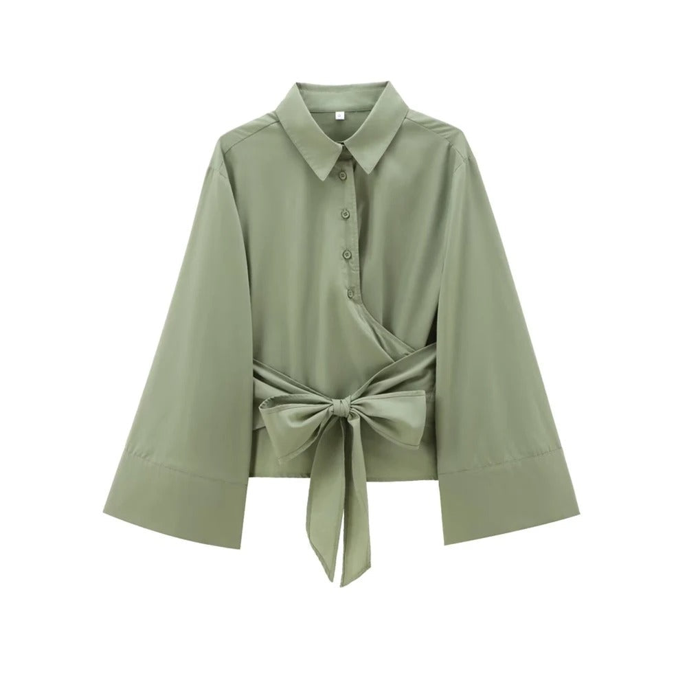 Naisten pitkähihainen Kimono pusero