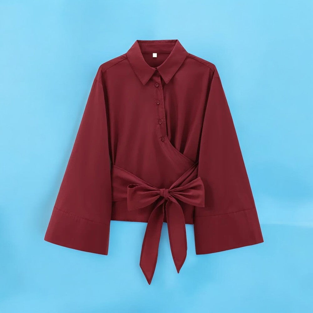 Naisten pitkähihainen Kimono pusero