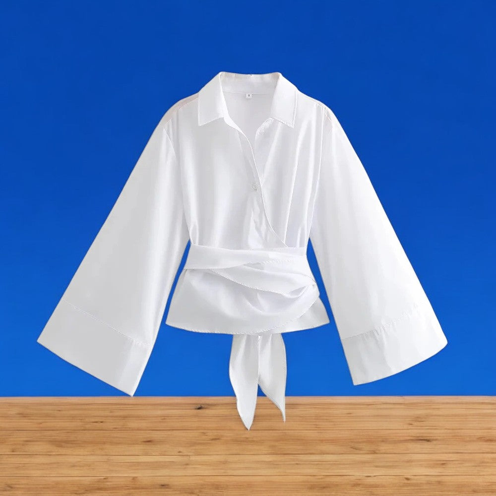 Naisten pitkähihainen Kimono pusero