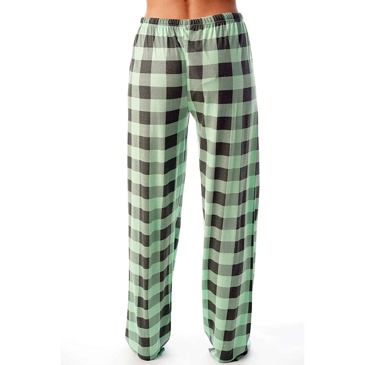 Naisten ruudullinen painettu pyjama