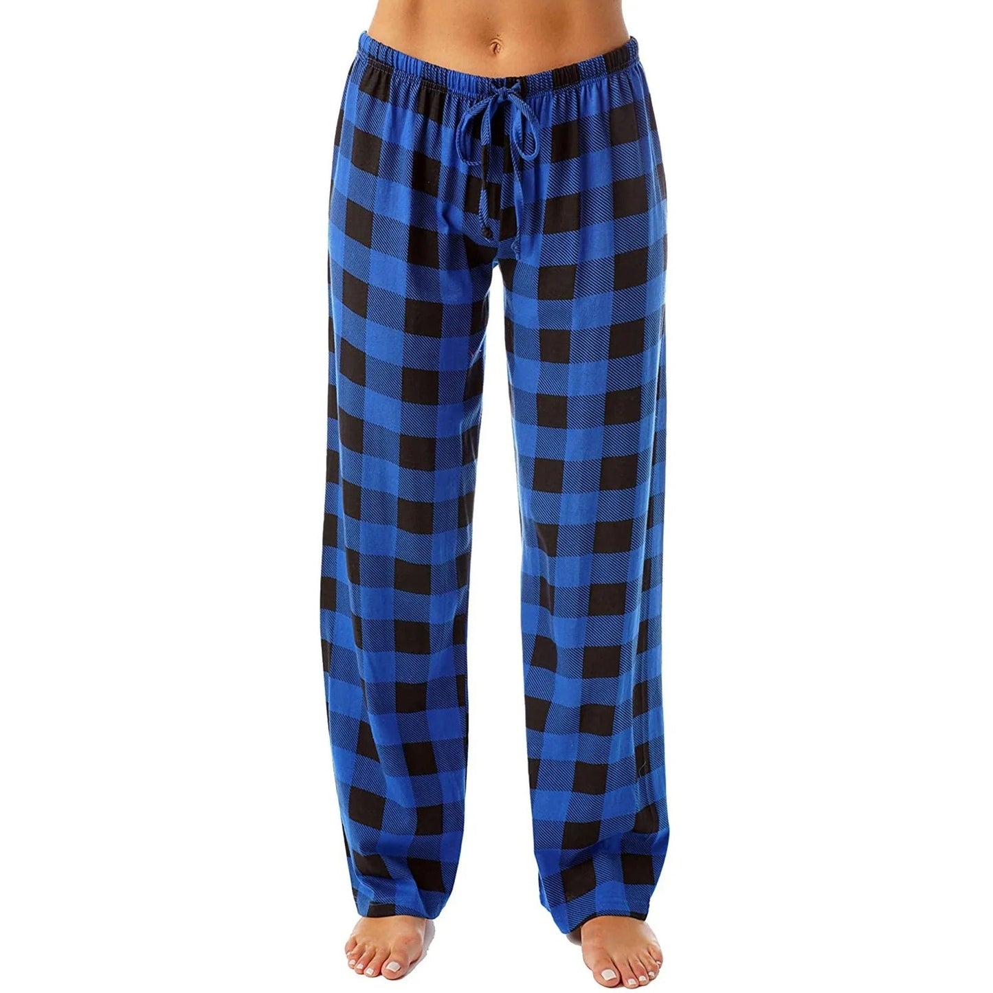 Naisten ruudullinen painettu pyjama